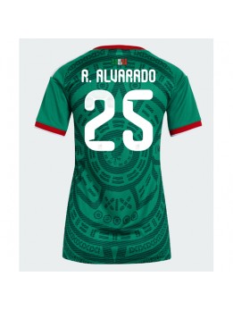 Zenske Futbalové oblečenie Mexiko Roberto Alvarado #25 MS 2026 Krátky Rukáv - Domáci Zenske Futbalové oblečenie Mexiko Roberto Alvarado #25 MS 2026 Krátky Rukáv - Domáci
